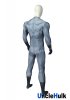 Steel Grey Bat with Silk Floss Muscle Spandex Zentai Costume | UncleHulk
