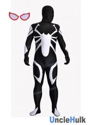 Black and White Spider Spandex Zentai Costume (with lenses) | UncleHulk
