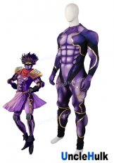 Star Platinum Full Muscle Costume Jojo Kujo Jotaro Stand Cosplay Suit - Gloden Line version full body muscle stuffed | UncleHulk
