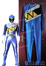 Zyuden Sentai Kyoryuger Kyoryu-blue Cosplay Costume - Bodysuit and Shirt | UncleHulk