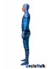 Blue Beetle Costume Blue and Sky Blue Spandex Costume | UncleHulk