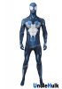 Venom Spider Blue and Black Spandex Zentai Cosplay Costume - with lenses | UncleHulk