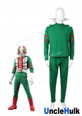 Masked Rider V3 Cosplay Costume Set - Jacket Trousers Collar and Shoulder Straps | UncleHulk