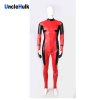 PU Fabric Deadpool Cosplay Costumes - Bodysuit and Jacket | UncleHulk