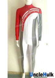 Bakuage Sentai Boonboomger Bun Red Cosplay Costume - with gloves | UncleHulk