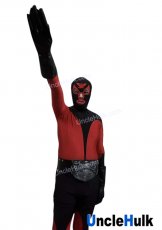 Kamen Rider Shocker Red Combatman Spandex Zentai Suit (Red & Black)