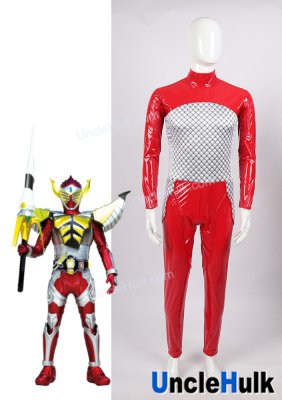 Kamen Rider Baron Cosplay Costume - includes gloves and inner hood | UncleHulk