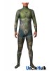 Aquaman of Movie 2018 Jason Momoa Greeen Spandex Zentai Costume Halloween Bodysuit | UncleHulk