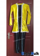 Avataro Sentai Donbrothers Oni Sister Cosplay Bodysuit - with yellow Inner Hood | UncleHulk