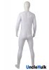Super Sentai White Rubberized Fabric Bodysuit | UncleHulk