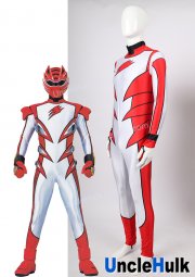Juken Sentai Gekiranger Super GekiRed Cosplay Costume Spandex Bodysuit | UncleHulk
