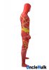 The Flash Reddish Orange Spandex Zentai Cosplay Costume Halloween Costume -with hood | UncleHulk