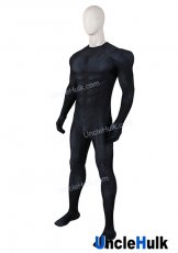 Bat Black Bodysuit with Silk Floss Muscle Spandex Zentai Cosplay Costume | UncleHulk