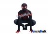 Spider Miles Morales Black and Red Cosplay Bodysuit - SP541 | UncleHulk